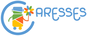 Caresses Robot – English logo